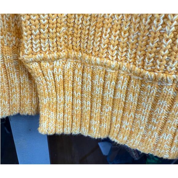 FREE PEOPLE XS High Hopes Cardigan Oversized Cozy Chunky Open Front Marmalade - Picture 5 of 10